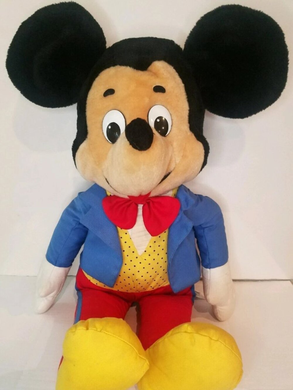 RARE Vtg Mickey Mouse Plush Club Walt Disney 26" Stuffed Animal